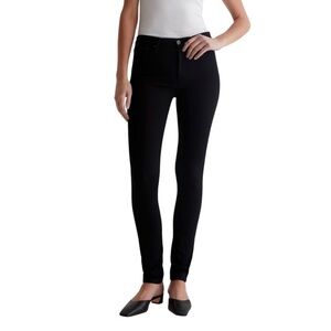 AG Adriano Goldschmied The Stilt Cigarette Black Skinny Jeans Premium Denim 25R